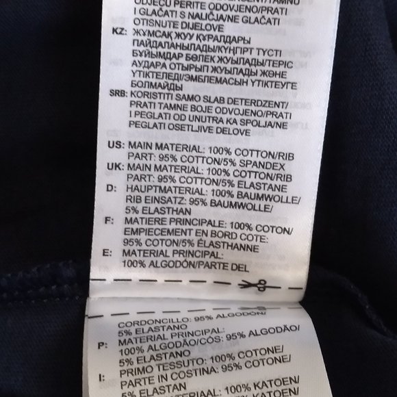 🆕Reebok Men's Standard Training E. Graphic T-Shirt,Vector Navy/Small White Logo - Picture 14 of 14